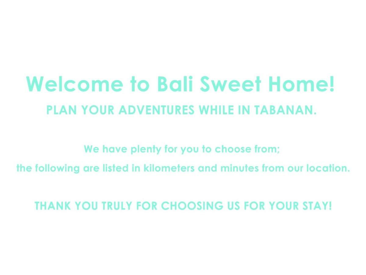 Coliving Bali Sweet Home Kost Lengkap Di Tabanan Kota Eksteriør billede